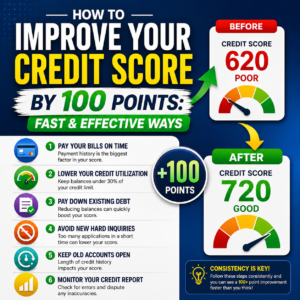 How to Improve Your Credit Score by 100 Points: Fast & Effective Ways