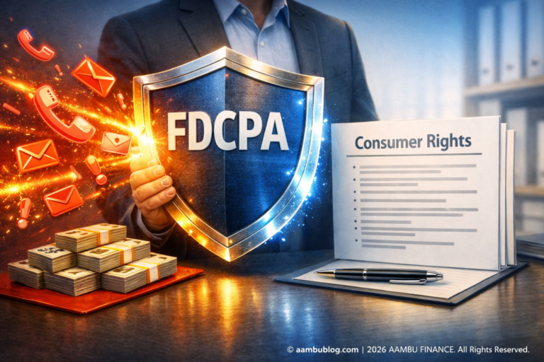 A guide explaining the legal rights of consumers when dealing with third-party debt collectors in the US.