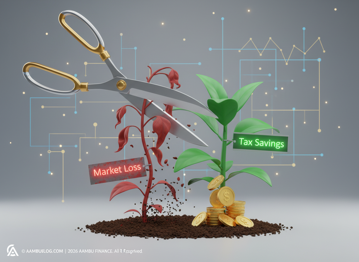 A professional infographic explaining how capital losses can offset capital gains to reduce taxes.