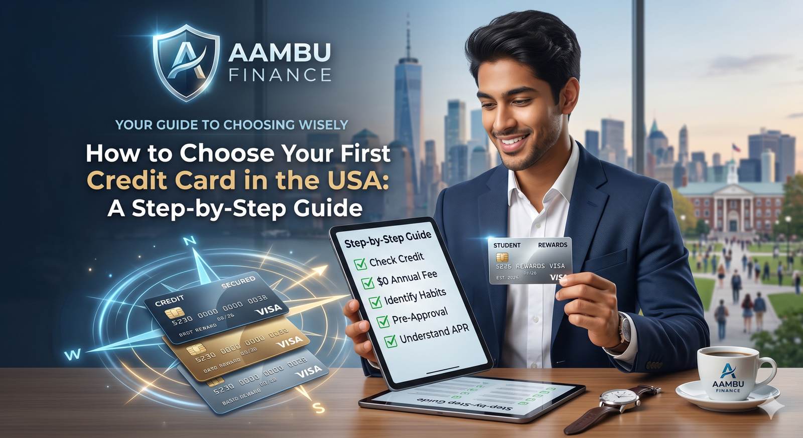 Comprehensive Guide on Choosing Your First Credit Card in the USA for 2026.