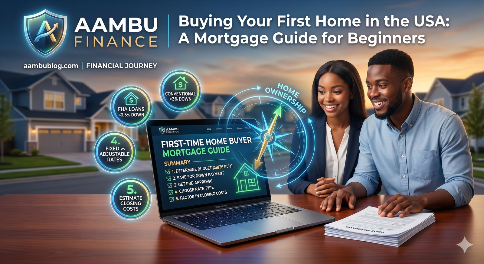 A complete guide for first-time home buyers understanding mortgages in the United States.